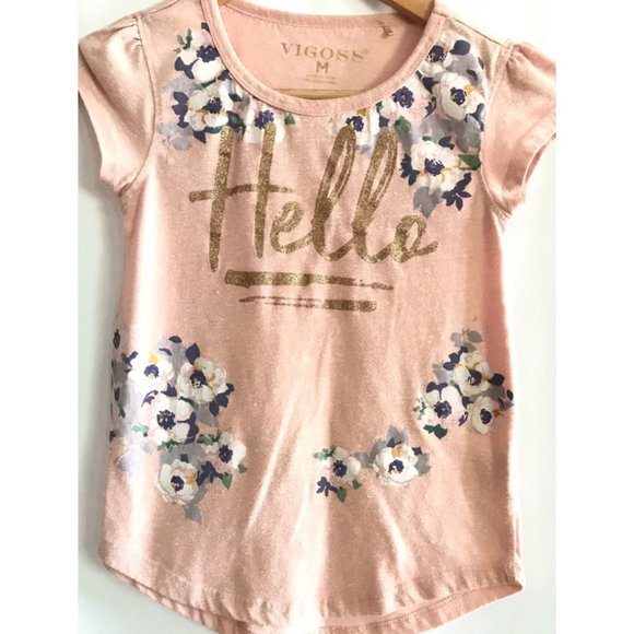 Vigoss Other - 🚗 VIGOSS Light Pink short sleeved shirt- sz M